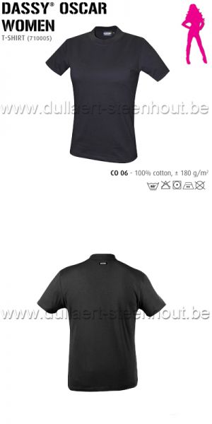 DASSY® Oscar Women (710005) T-shirt pour femmes - noir