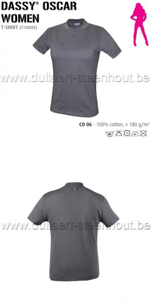 DASSY® Oscar Women (710005) T-shirt pour femmes - gris