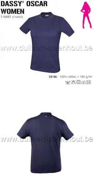 DASSY® Oscar Women (710005) T-shirt pour femmes - bleu marine