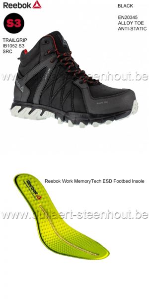Reebok - Chaussures de sécurité Reebok S3 IB1052 Trailgrip