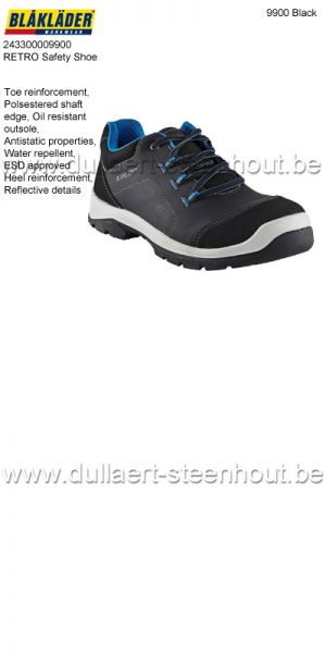 Blaklader - 243300009900 RETRO Chaussures de sécurité S3