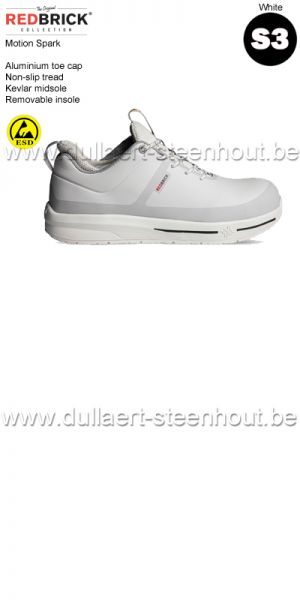 Redbrick Motion - Spark S3 Chaussures de sécurité - blanc