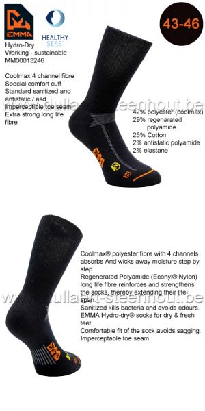 Emma - CHAUSSETTES HYDRO-DRY WORKING mm000132 / 43-46