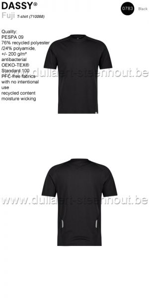 DASSY® Fuji (710068) T-shirt - NOIR