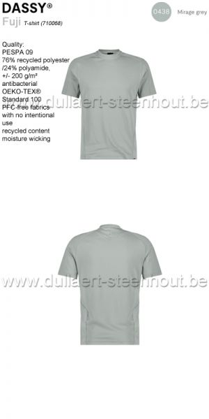 DASSY® Fuji (710068) T-shirt - GRIS MIRAGE