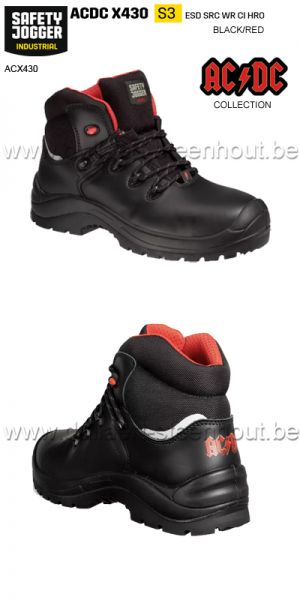 Safety Jogger Chaussure de sécurité ACDC X430 S3 - noir/rouge
