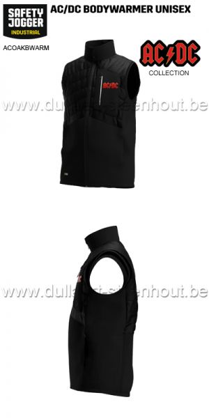 Safety Jogger Bodywarmer AC/DC Unisex - noir