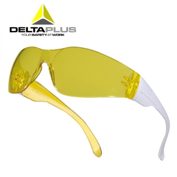 Deltaplus Brava2 Yellow - Lunettes polycarbonate monobloc