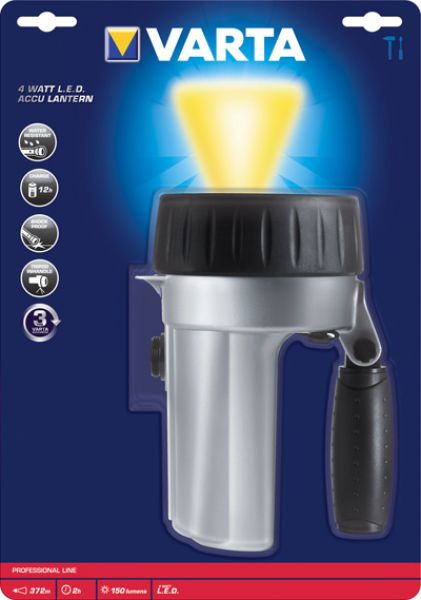 Varta Rechargeable Lantern 4 watt LED avec 150 lumens
