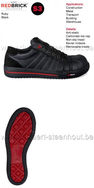 Redbrick Chaussures de sécurité S3 - Sneaker de sécurité Ruby