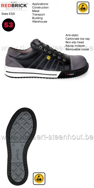 Redbrick Slate - Chaussures de sécurité sneaker S3 ESD Antistatique