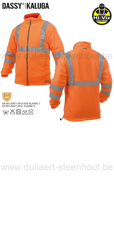 DASSY® Kaluga (300247) Veste polaire haute visibilité - orange fluo