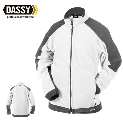 Dassy - Kazan (300217) Veste polaire bicolore blanc/gris